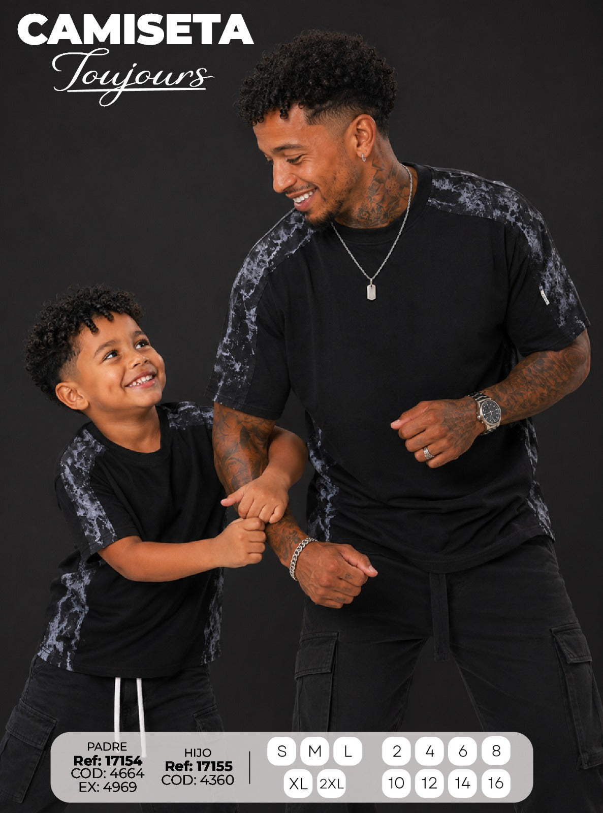 camiseta toujours PADRE E HIJO