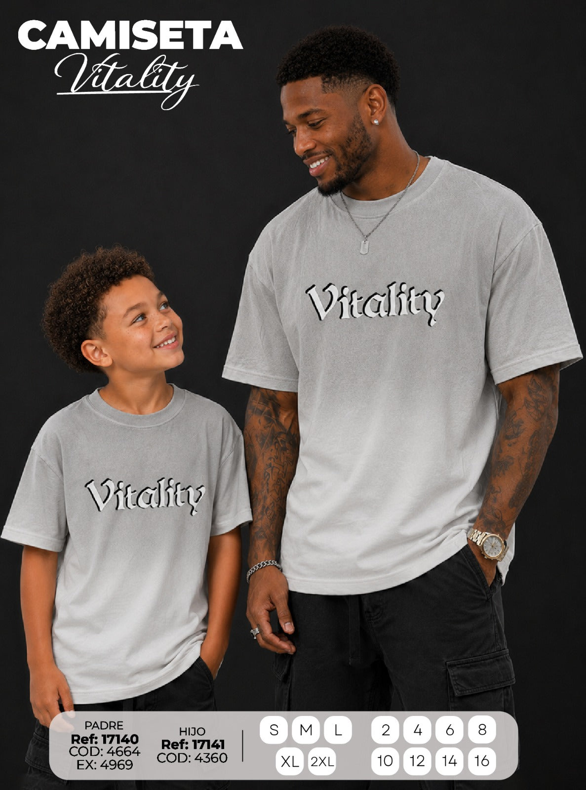 camiseta Vitality PADRE E HIJO
