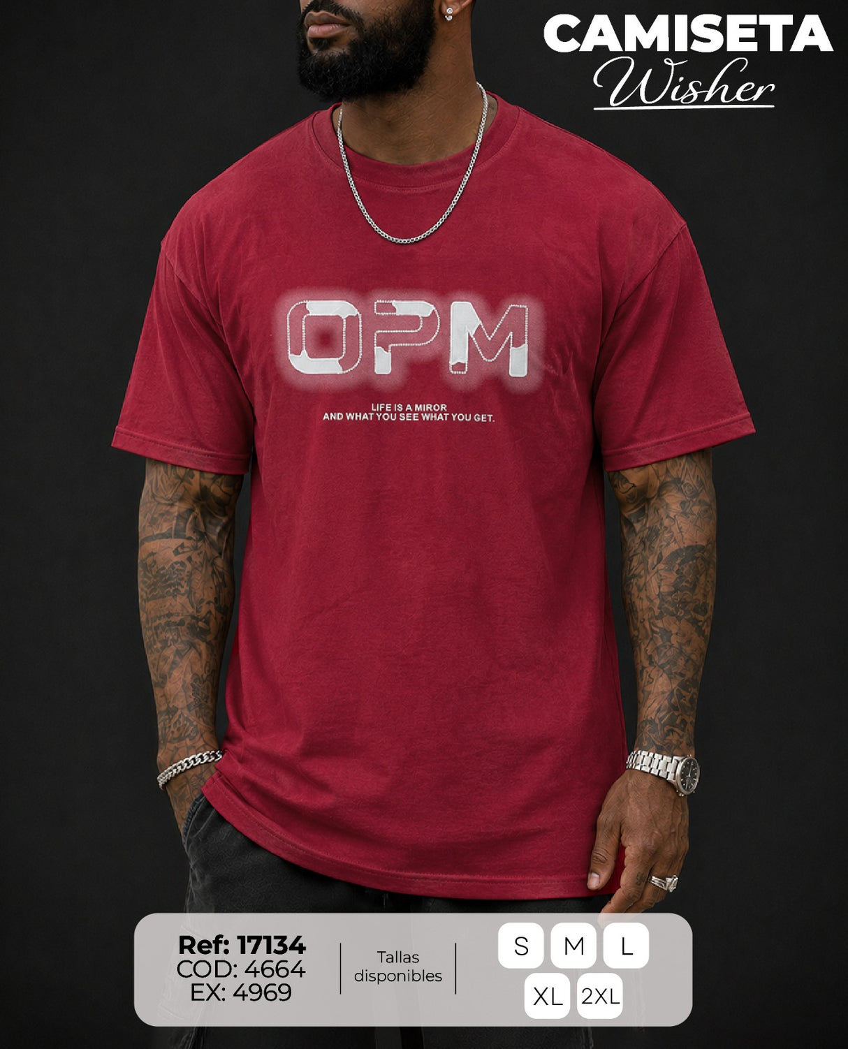camiseta Wisher HOMBRE