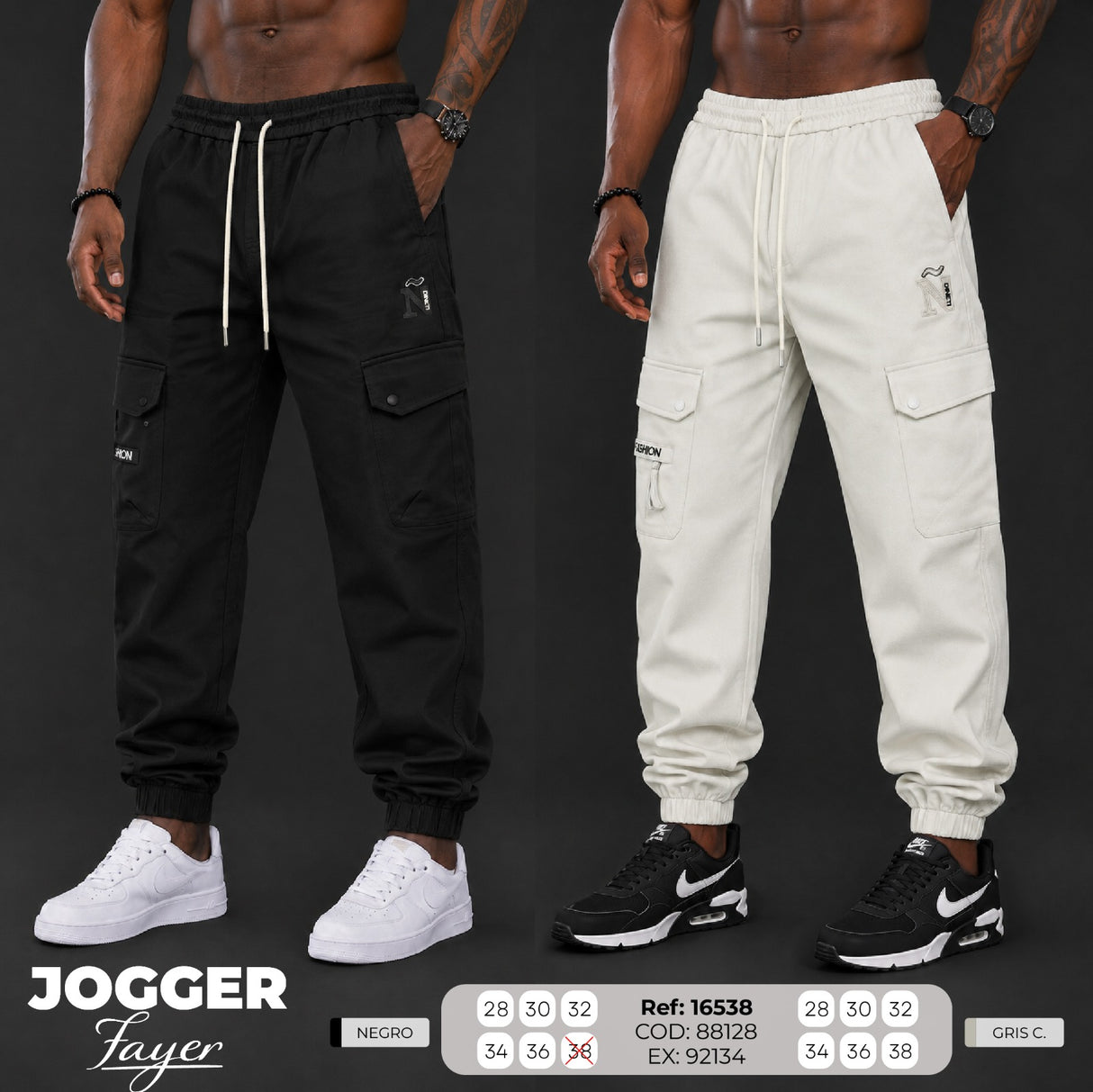 Jogger Fayer collage hombre