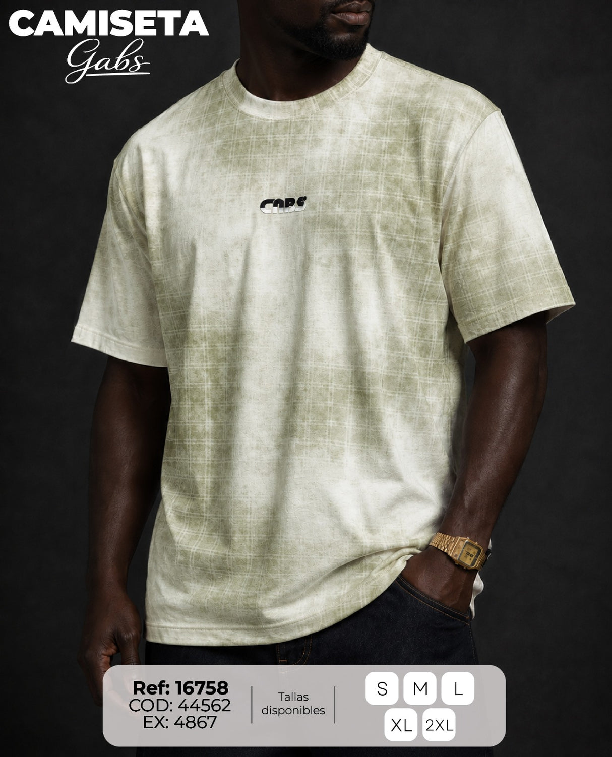 Camiseta gabs hombre
