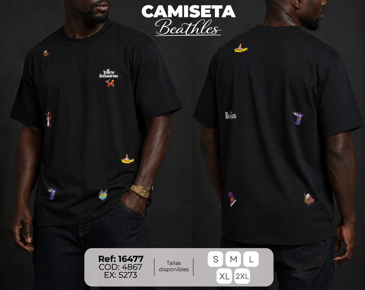 Camiseta beathles hombre