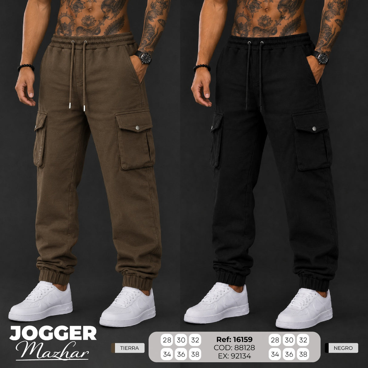 jogger Mazhar collage hombre