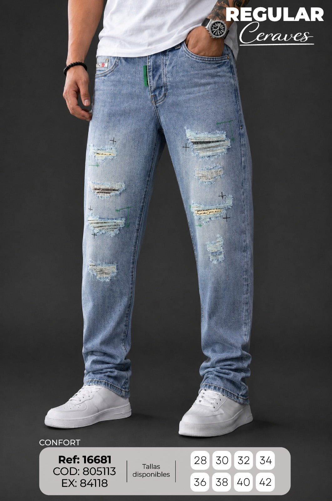 Jean Regular Ceraves hombre