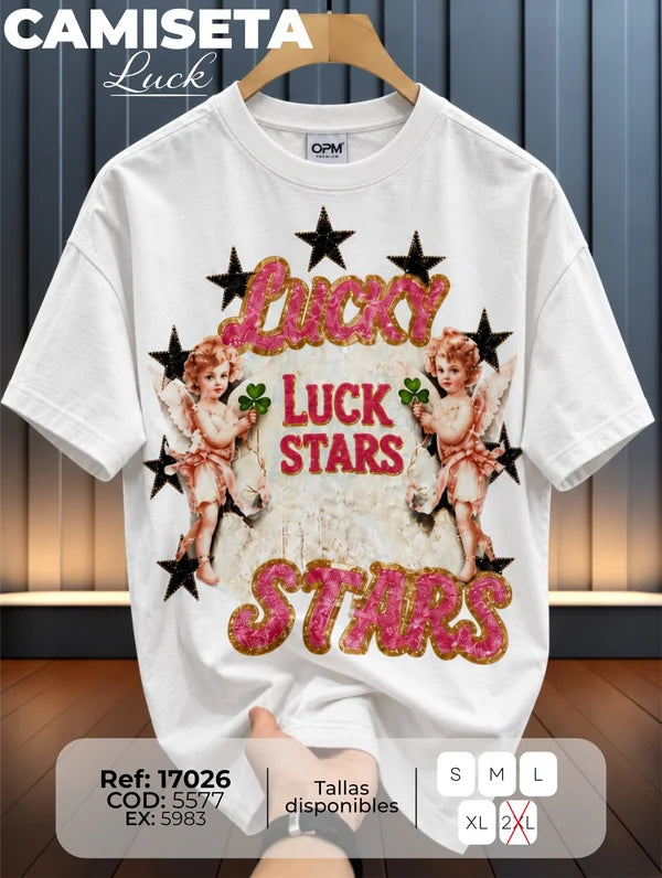 Camiseta luck hand