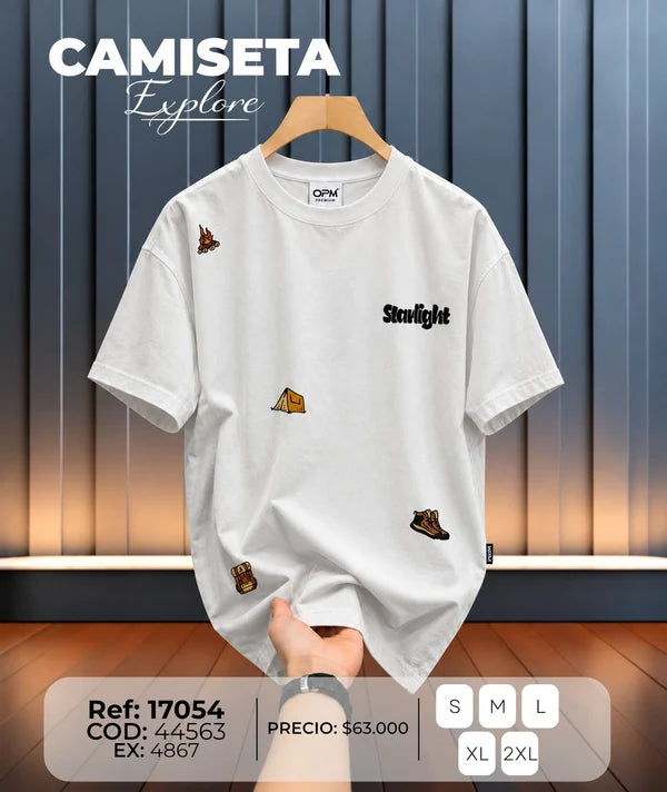 camiseta explore hand