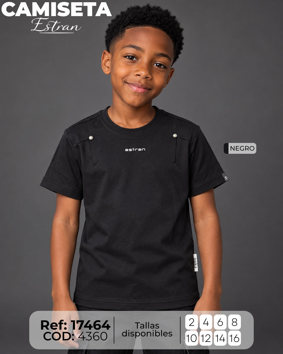 camiseta estran niño