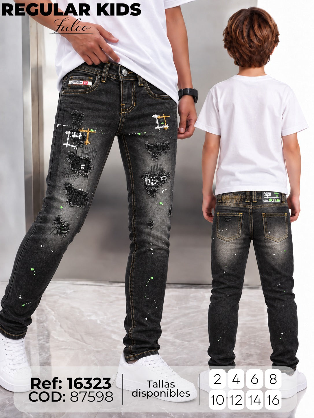 Jean regular Fulco niño