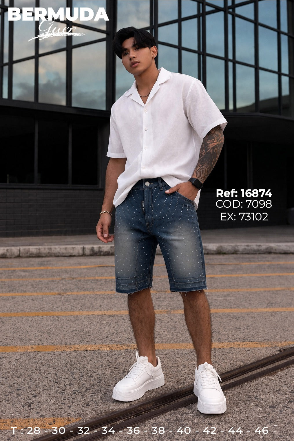 bermuda guer hombre