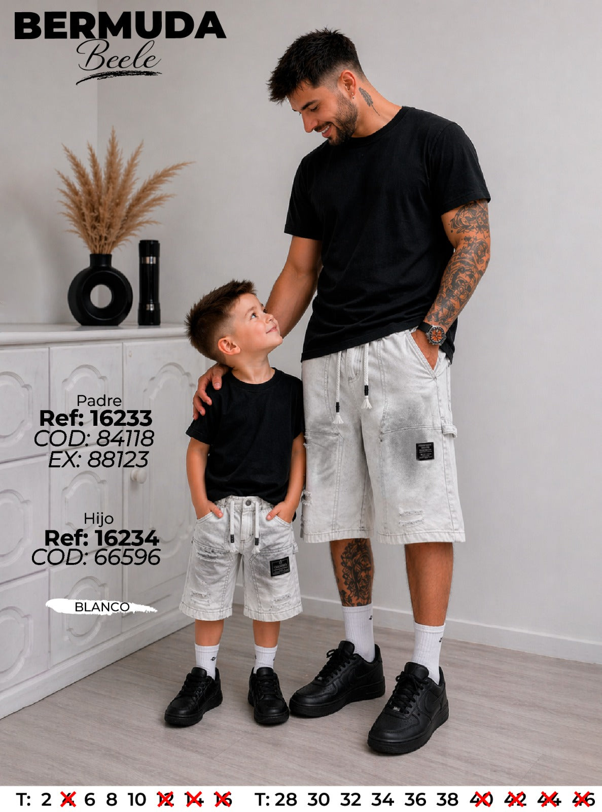 bermuda padre e hijo belee