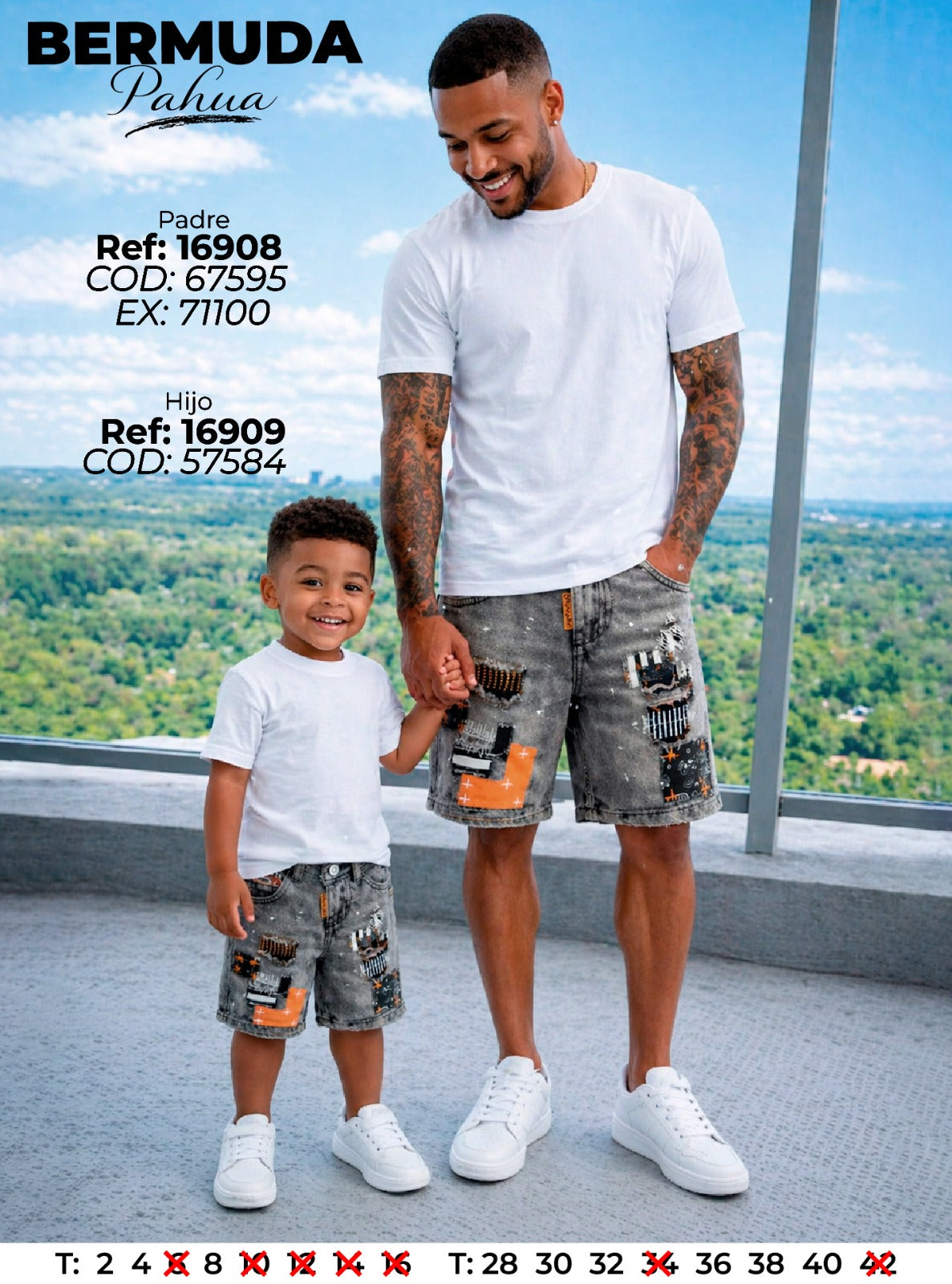 bermuda padre e hijo pahua