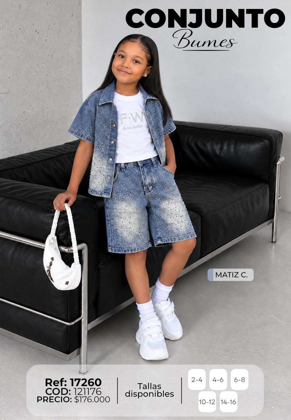 conjunto bumes niña