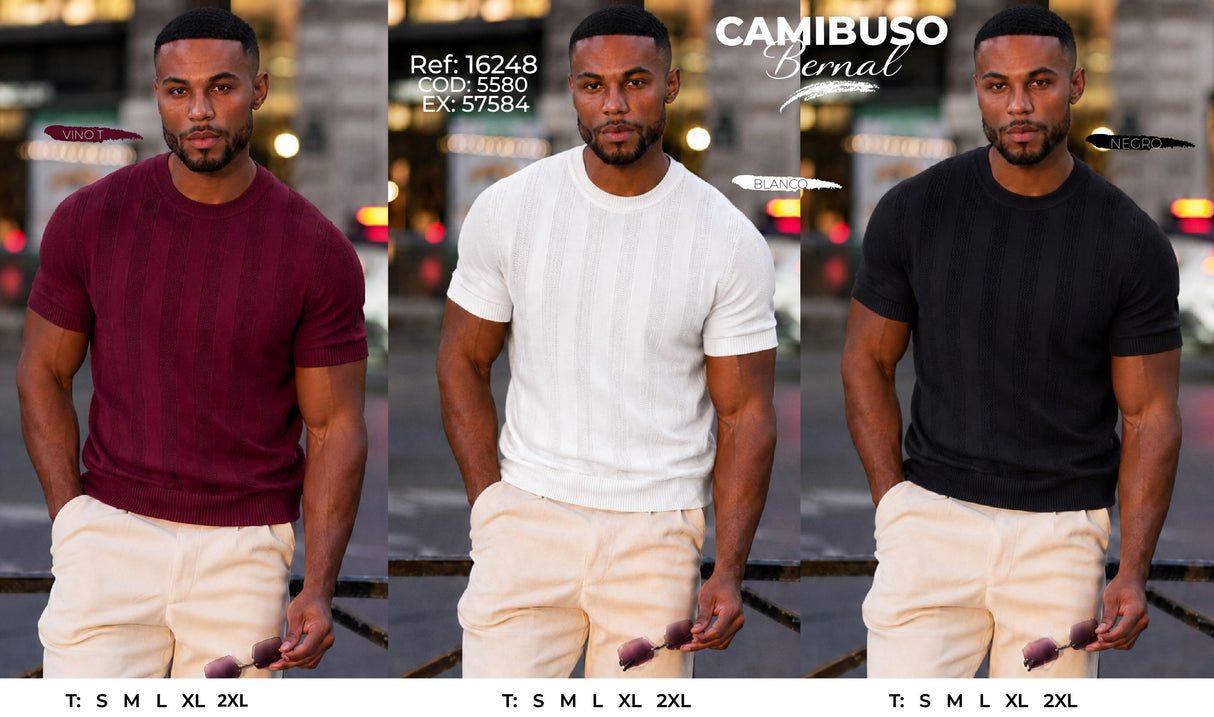 camibuso bernal collage hombre