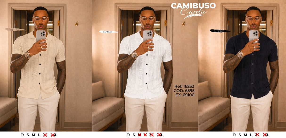 camibuso cardio collage hombre