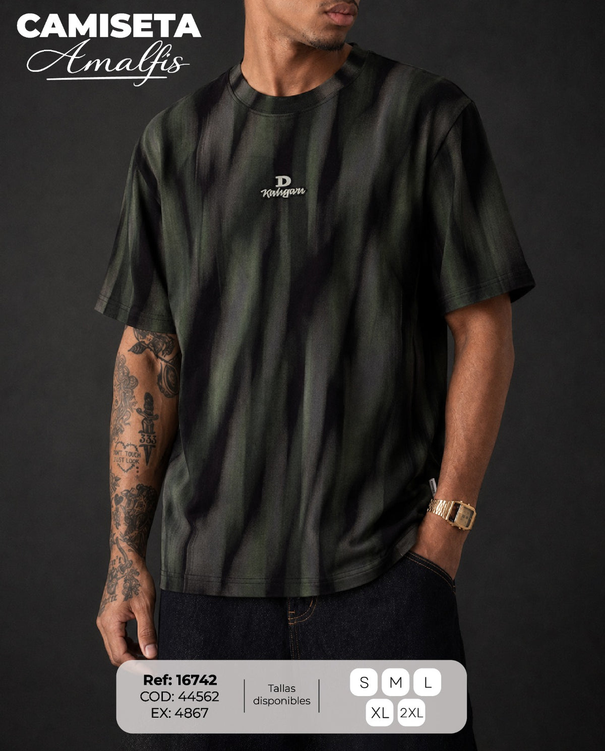 camiseta amalfis hombre