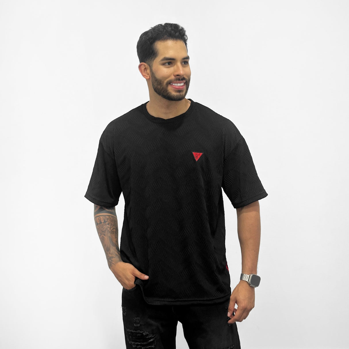 Camiseta boxi raized hombre