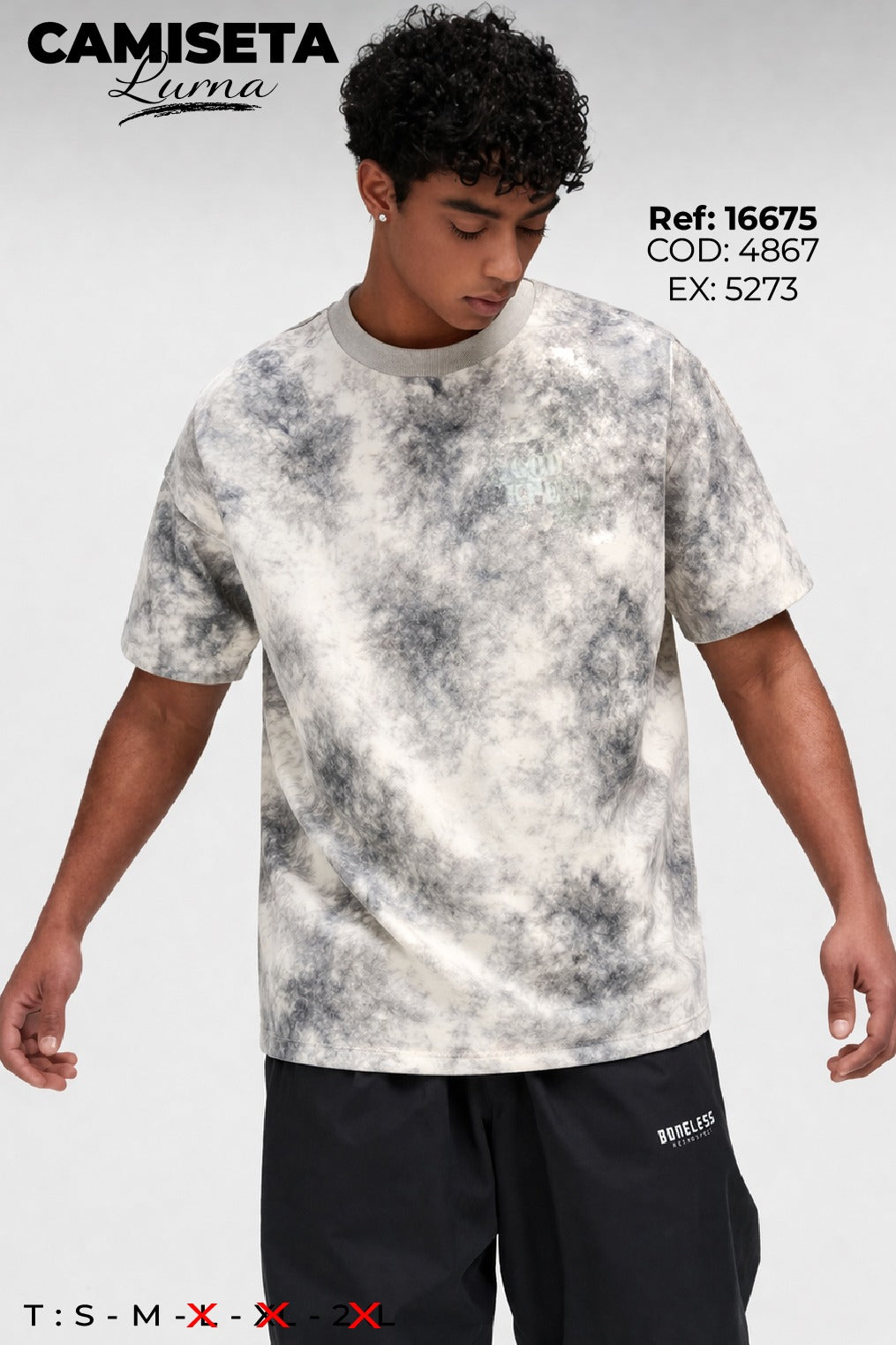 camiseta lurna hombre
