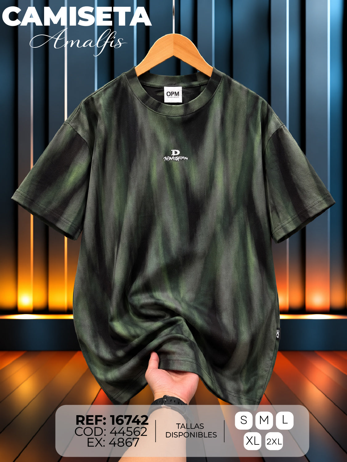 camiseta amalfis hand