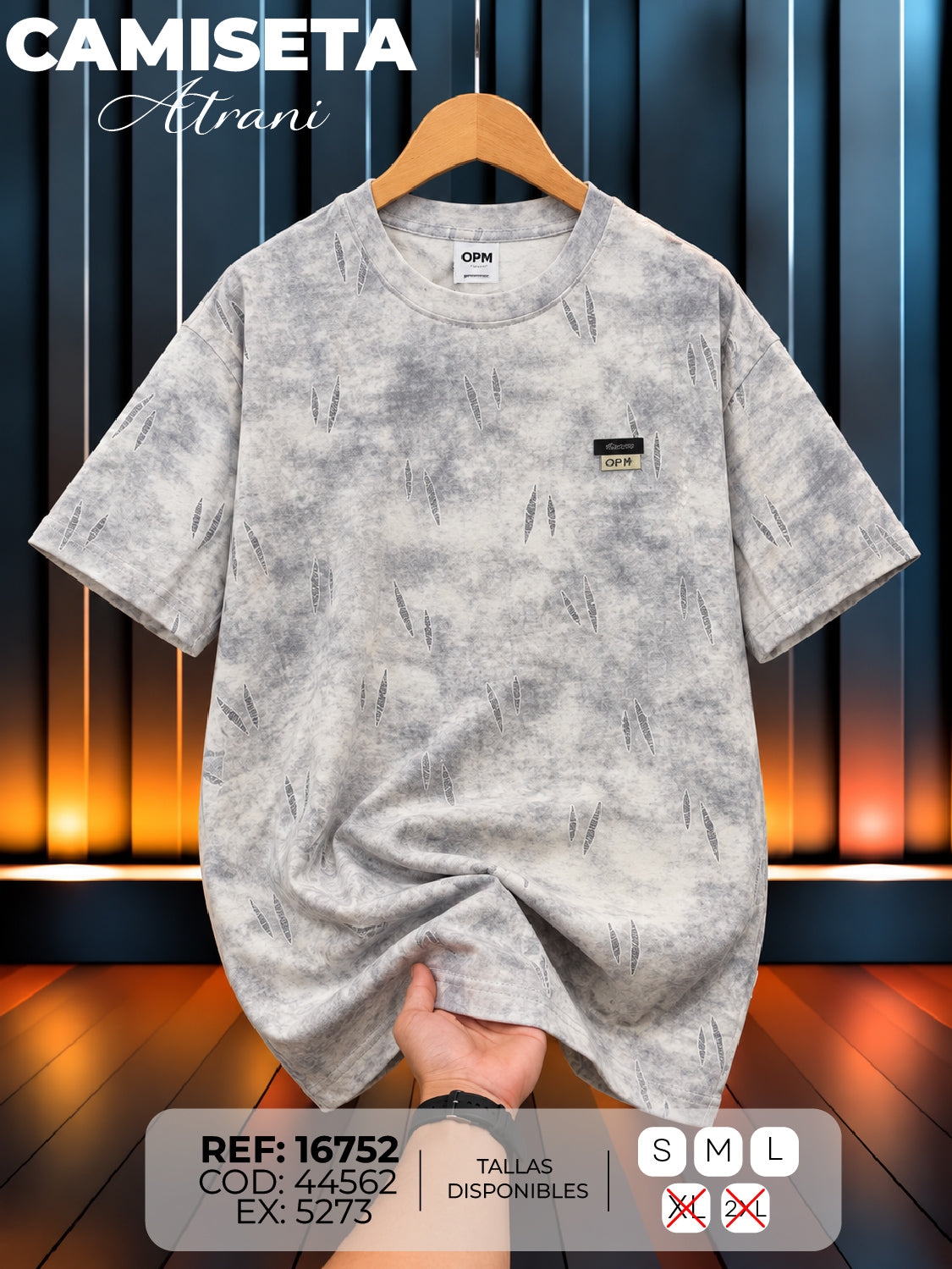 camiseta atrani hand