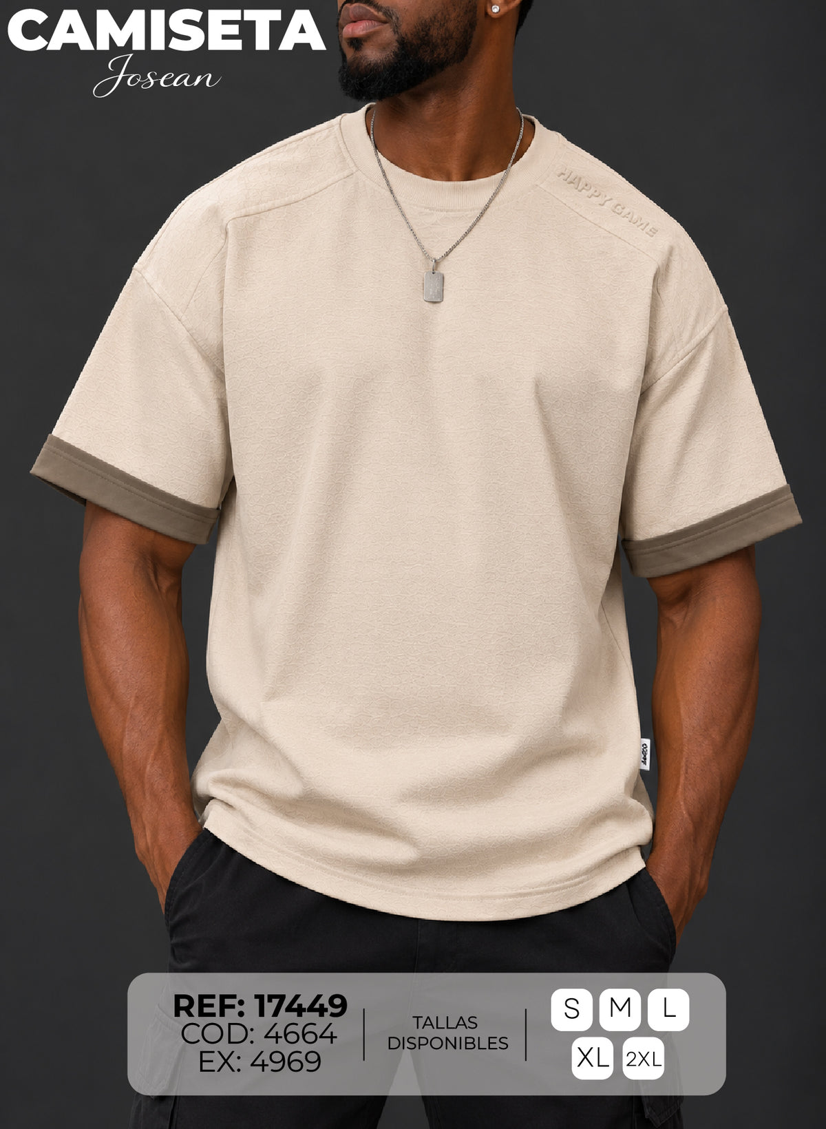 camiseta josean hombre