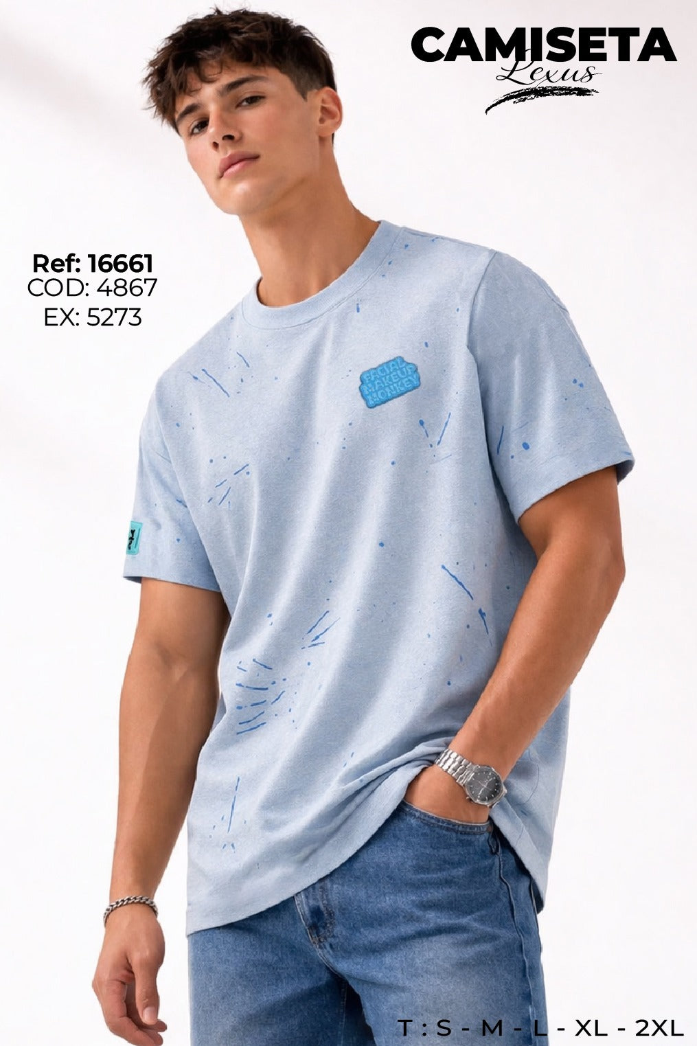 camiseta lexus hombre