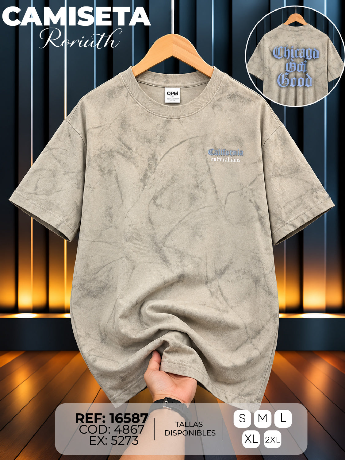 camiseta roriuth hand