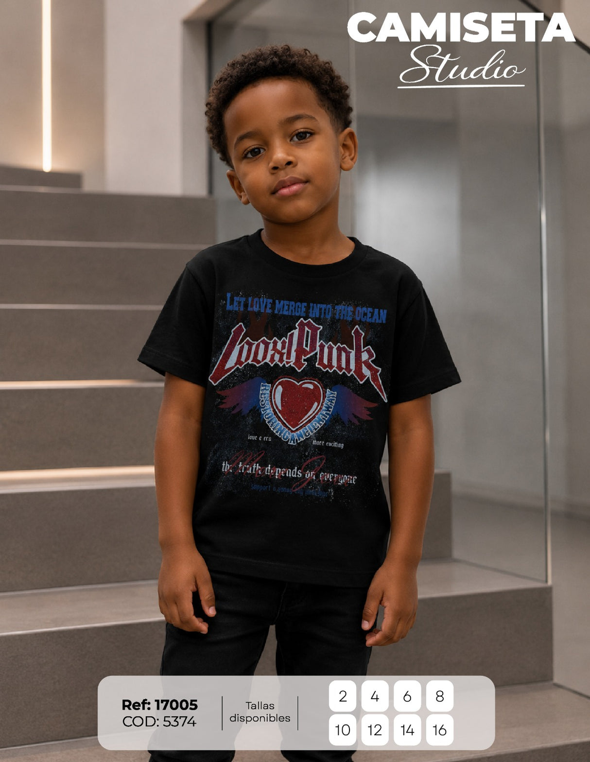 camiseta studio niño
