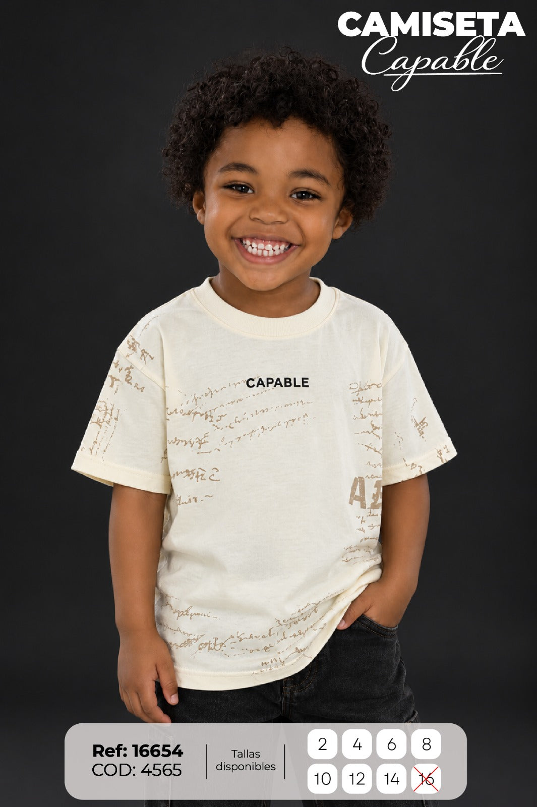 camiseta capable niño
