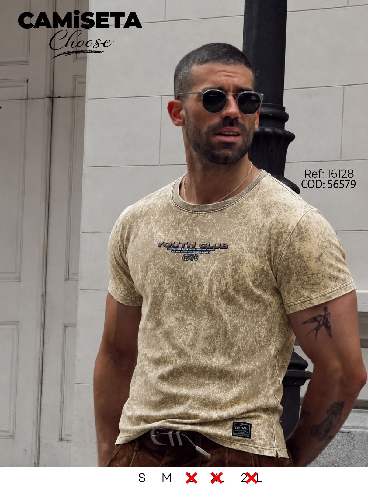 camiseta choose hombre
