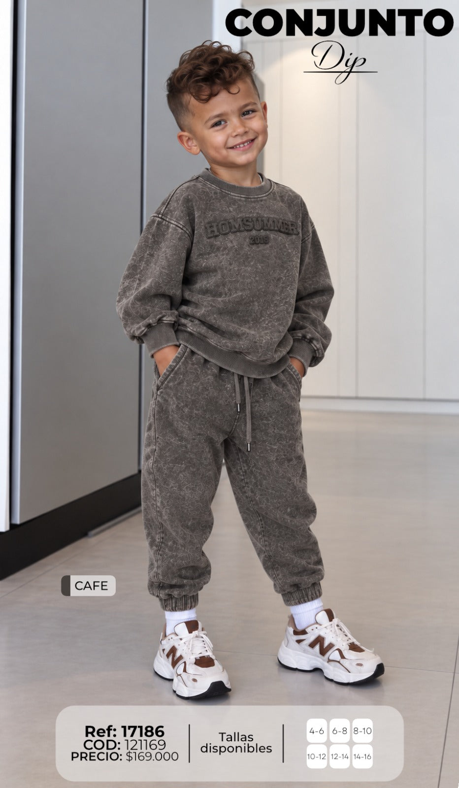 total look dip niño