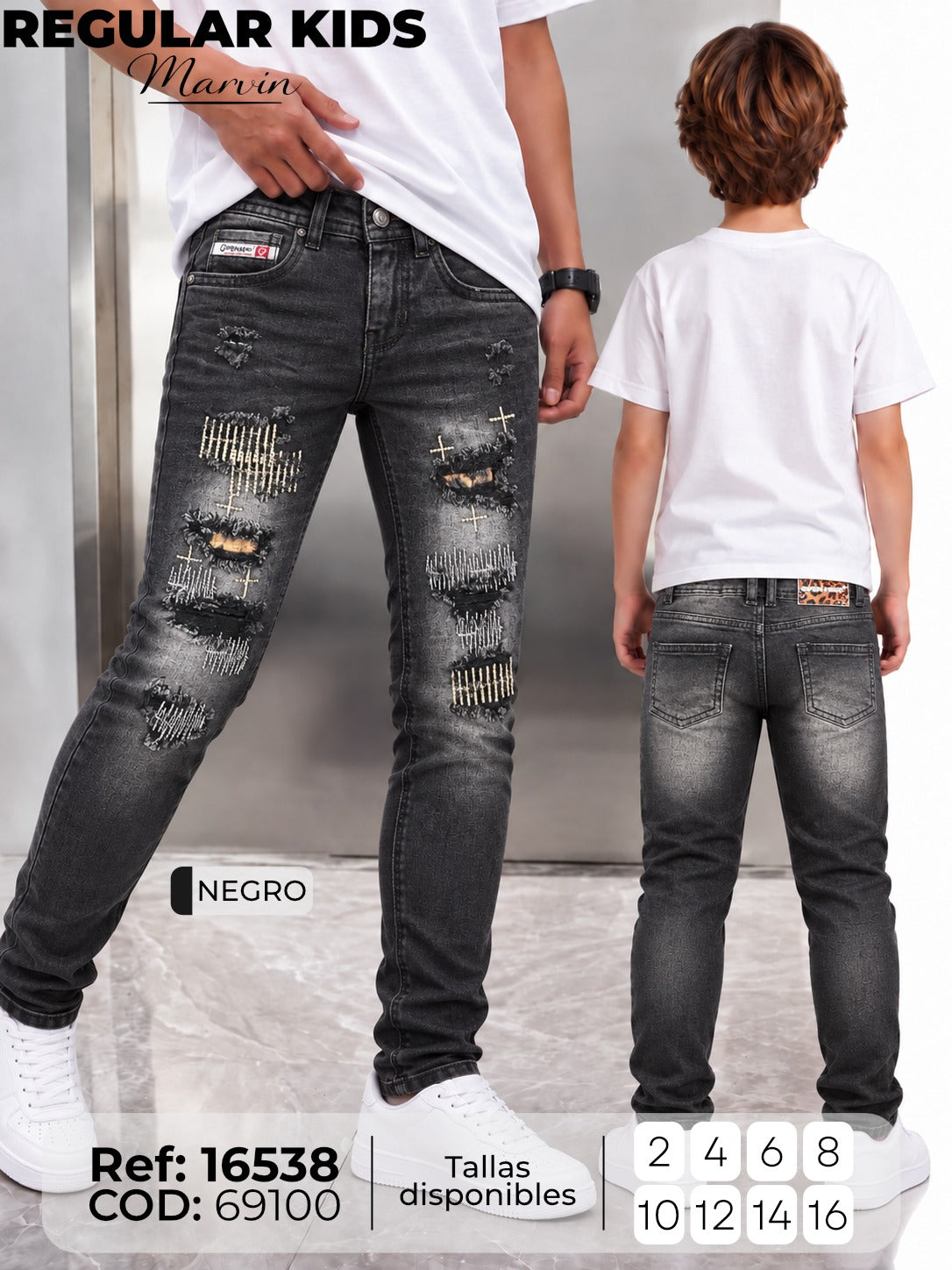 Jean regular Marvin nño