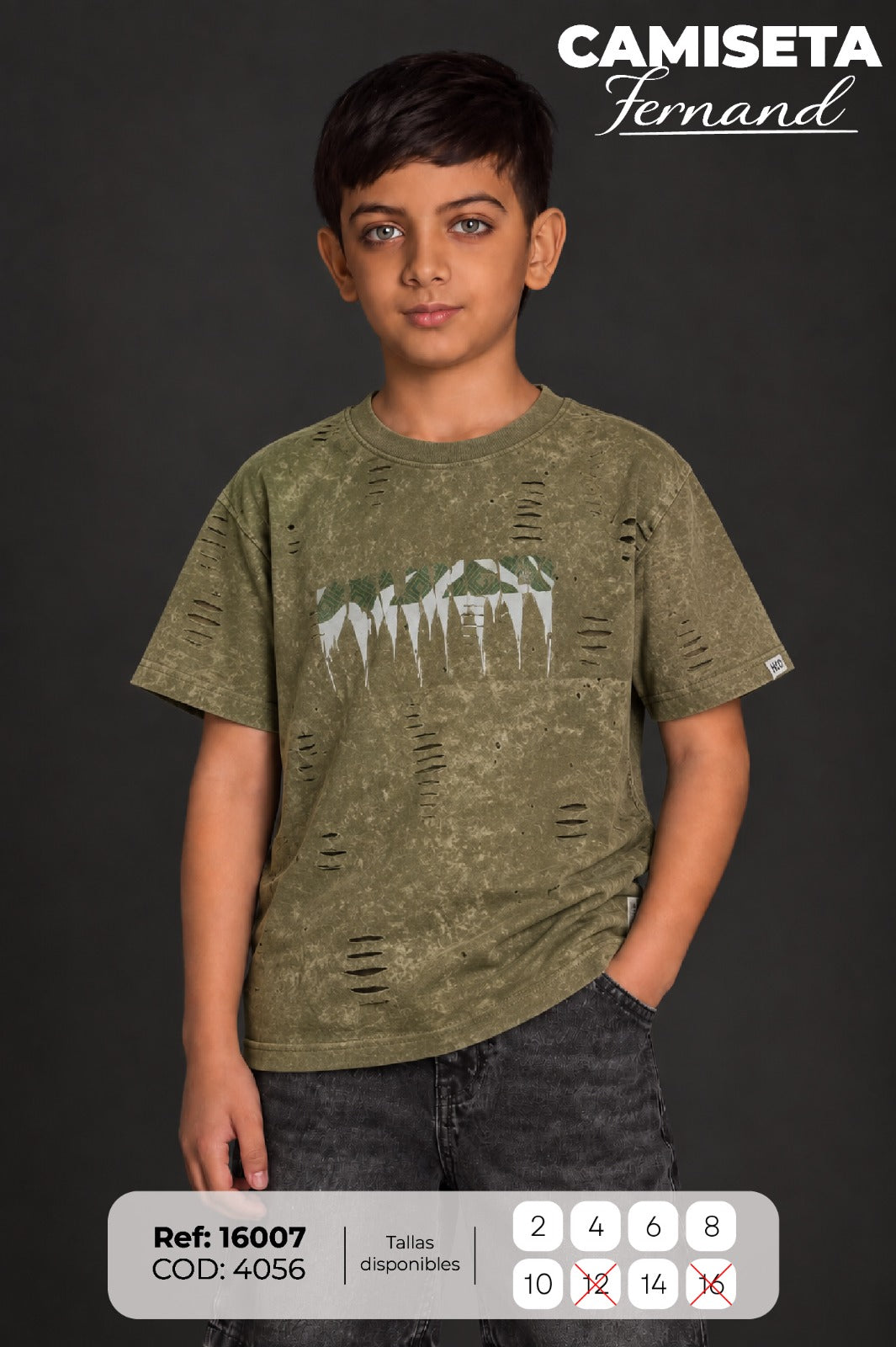 camiseta fernand niño
