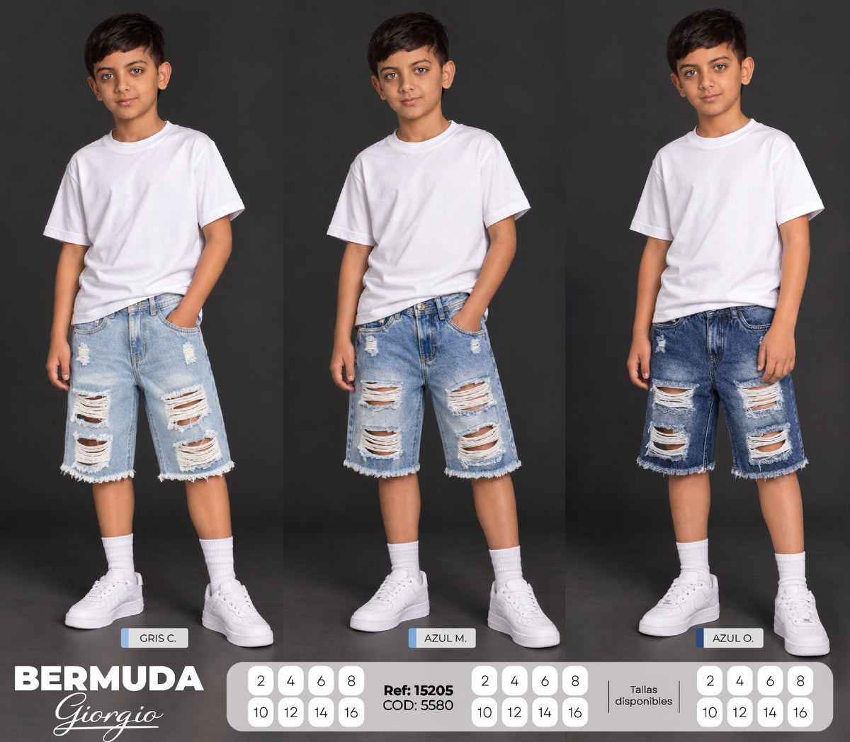 bermuda giorgio collage niño