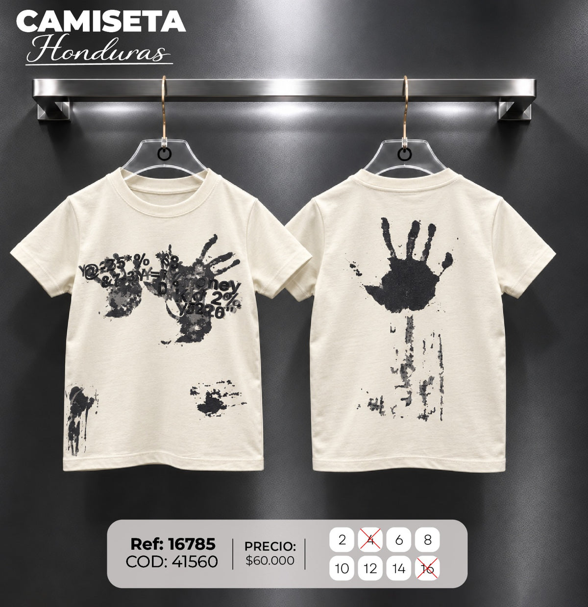 camiseta honduras 1 niño