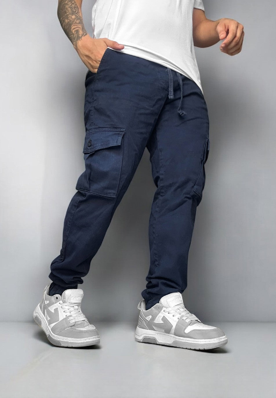 Jogger cargo hombre