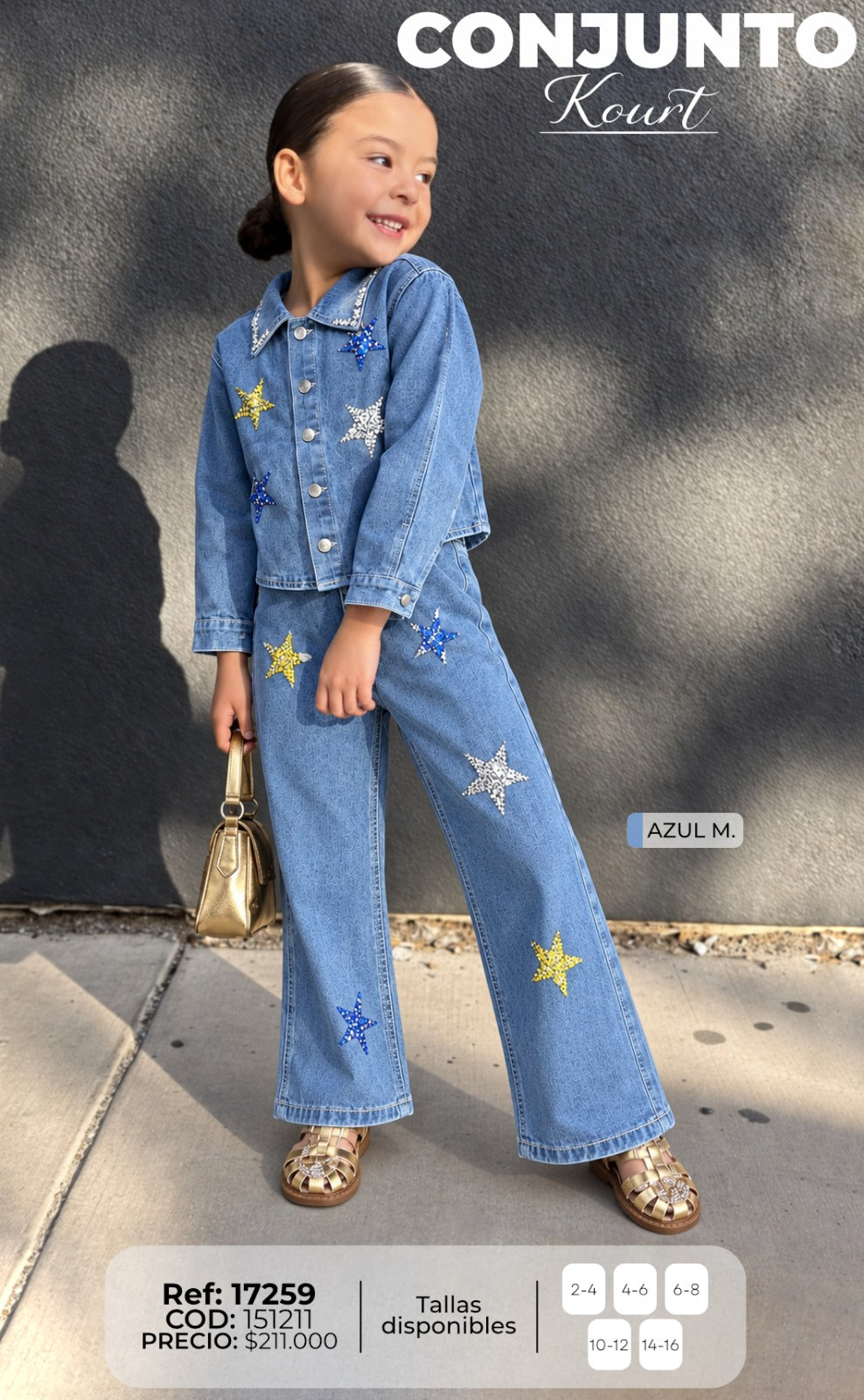conjunto kourt niña