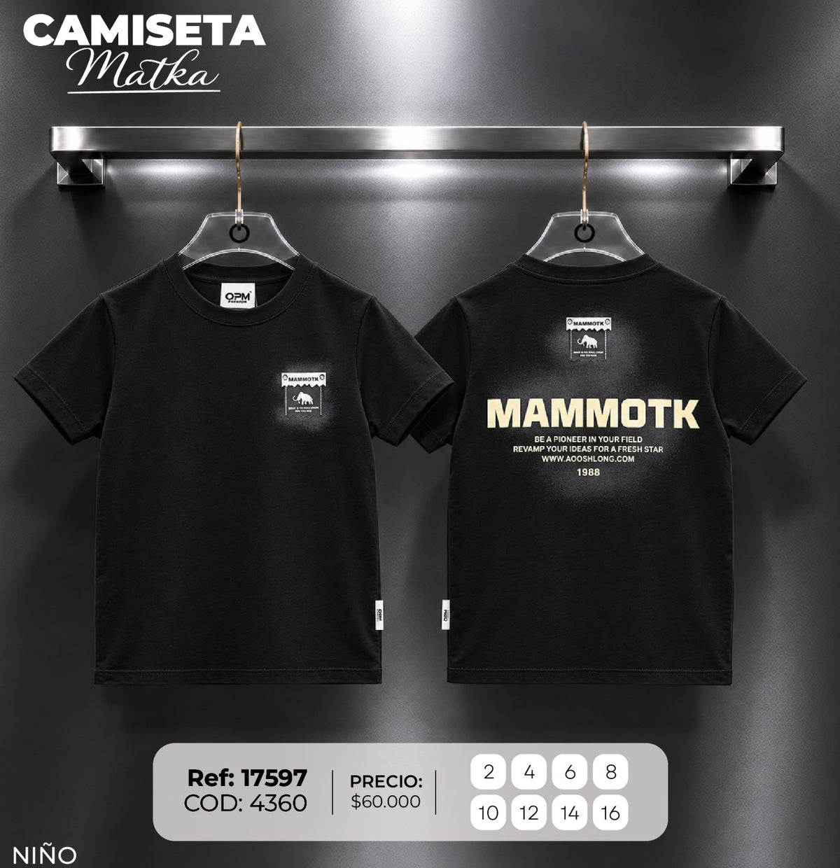 camiseta matka niño