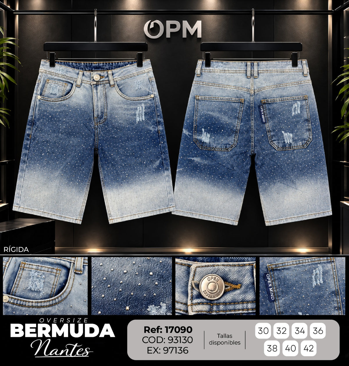 bermuda nantes hombre
