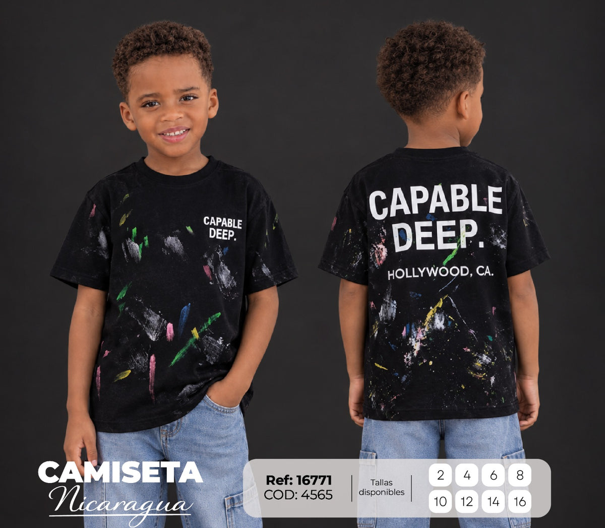 camiseta nicaragua niño