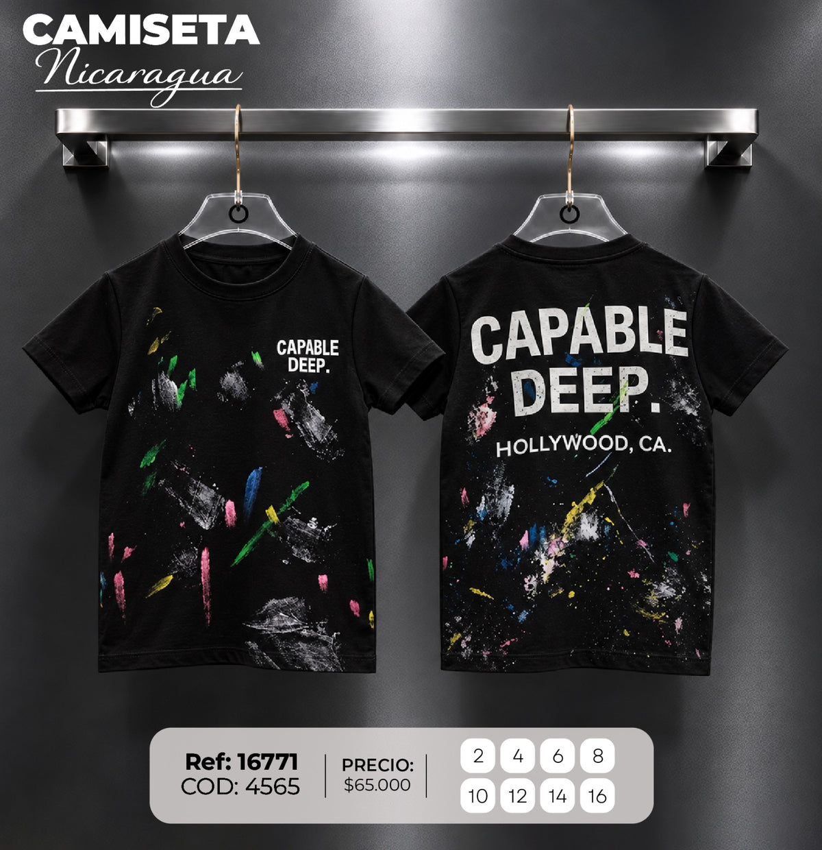 camiseta nicaragua 1 niño