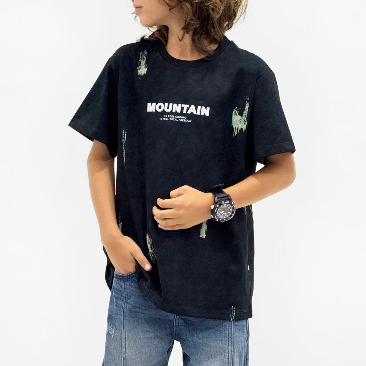 Camiseta mountain niño