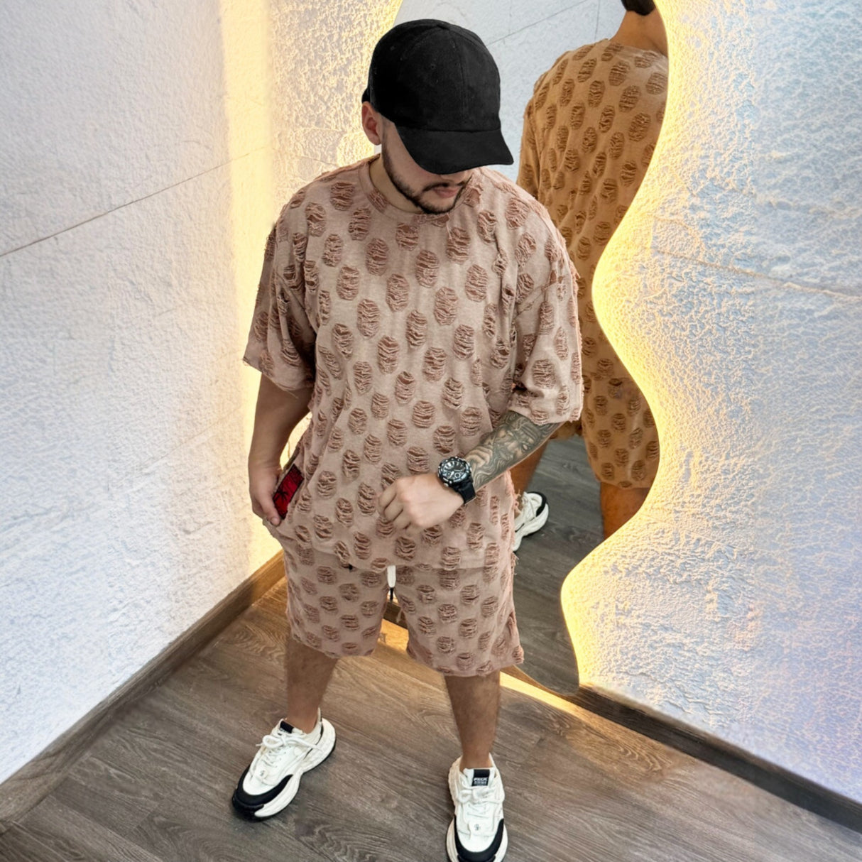 Total look desgast (conjunto) hombre