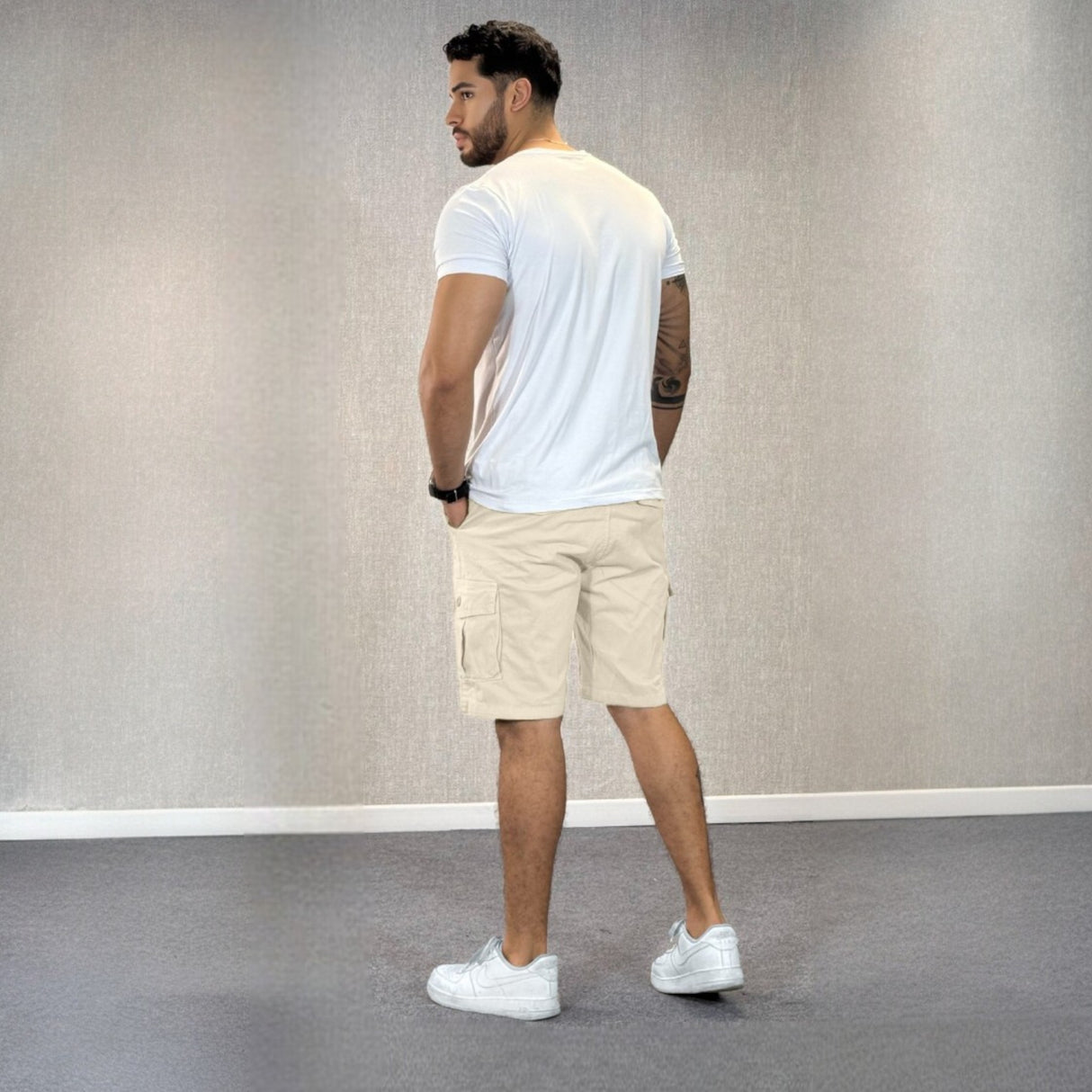 Bermuda cargo hombre