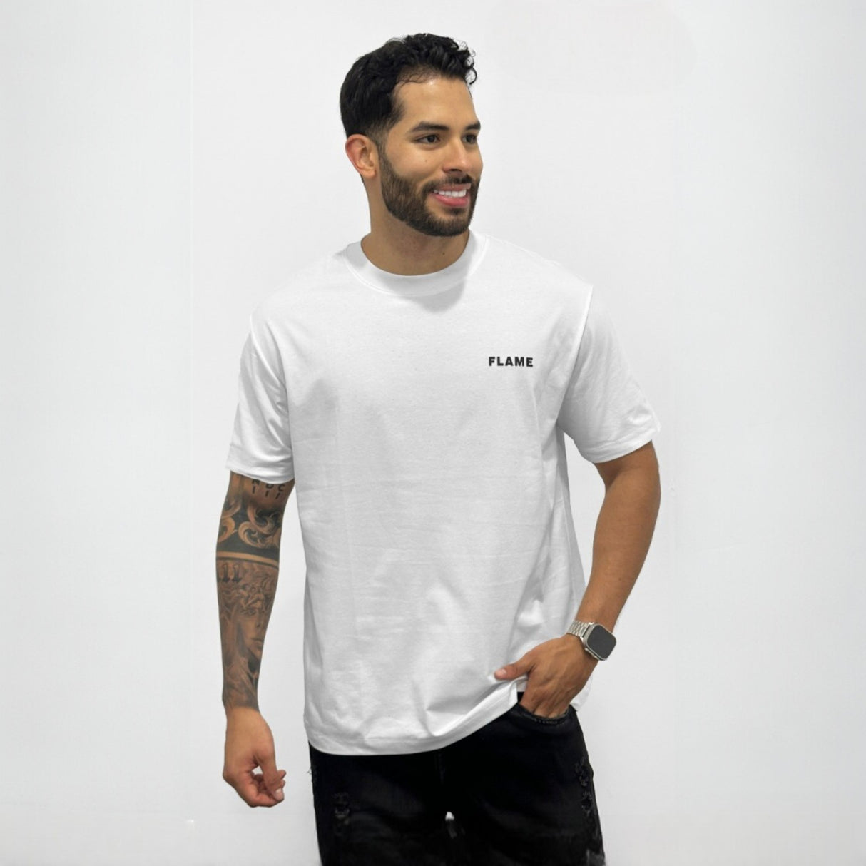 Camiseta flame hombre