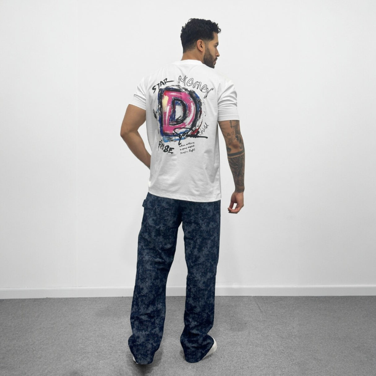 Jeans baggy manchelee hombre