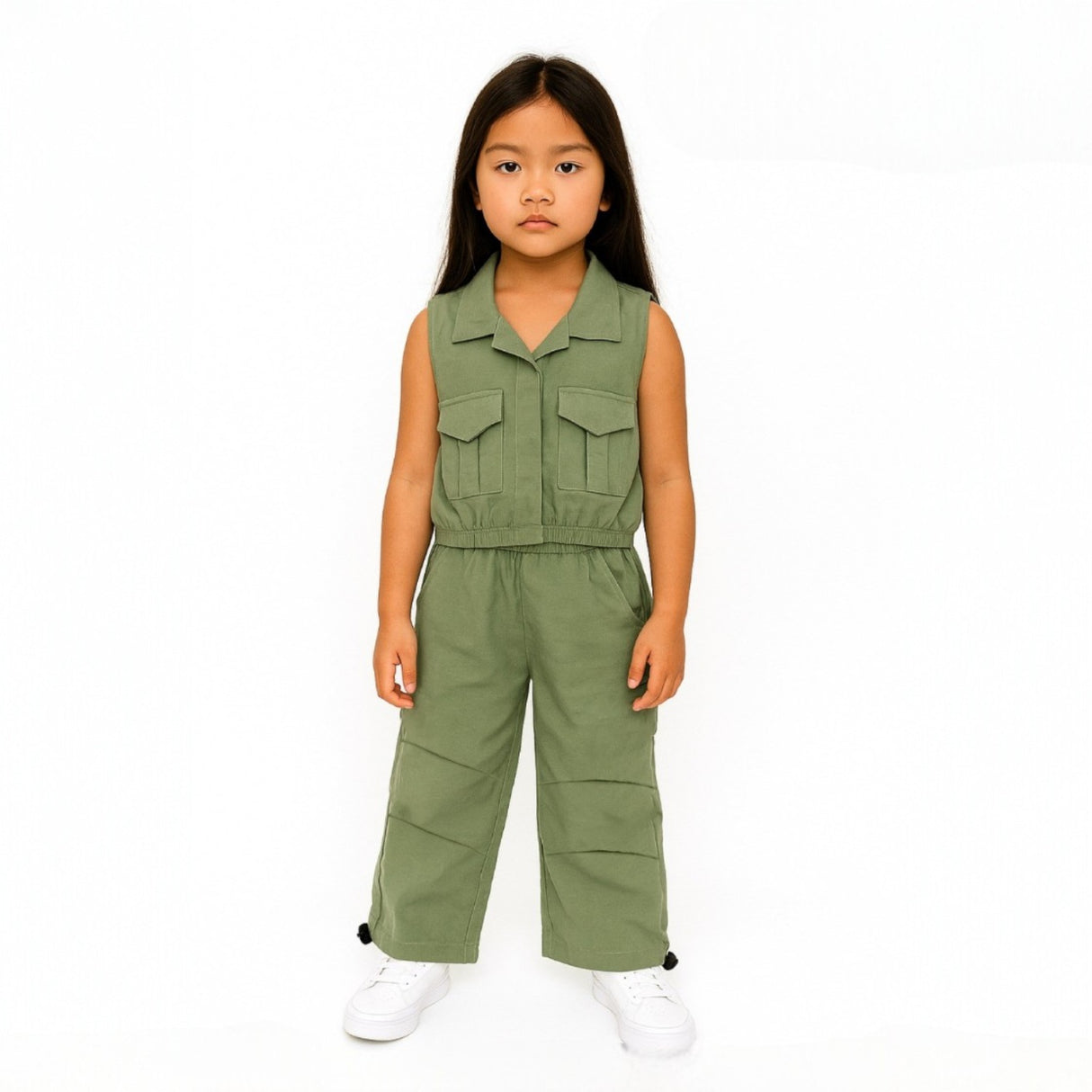 Total look ross (conjunto) niña