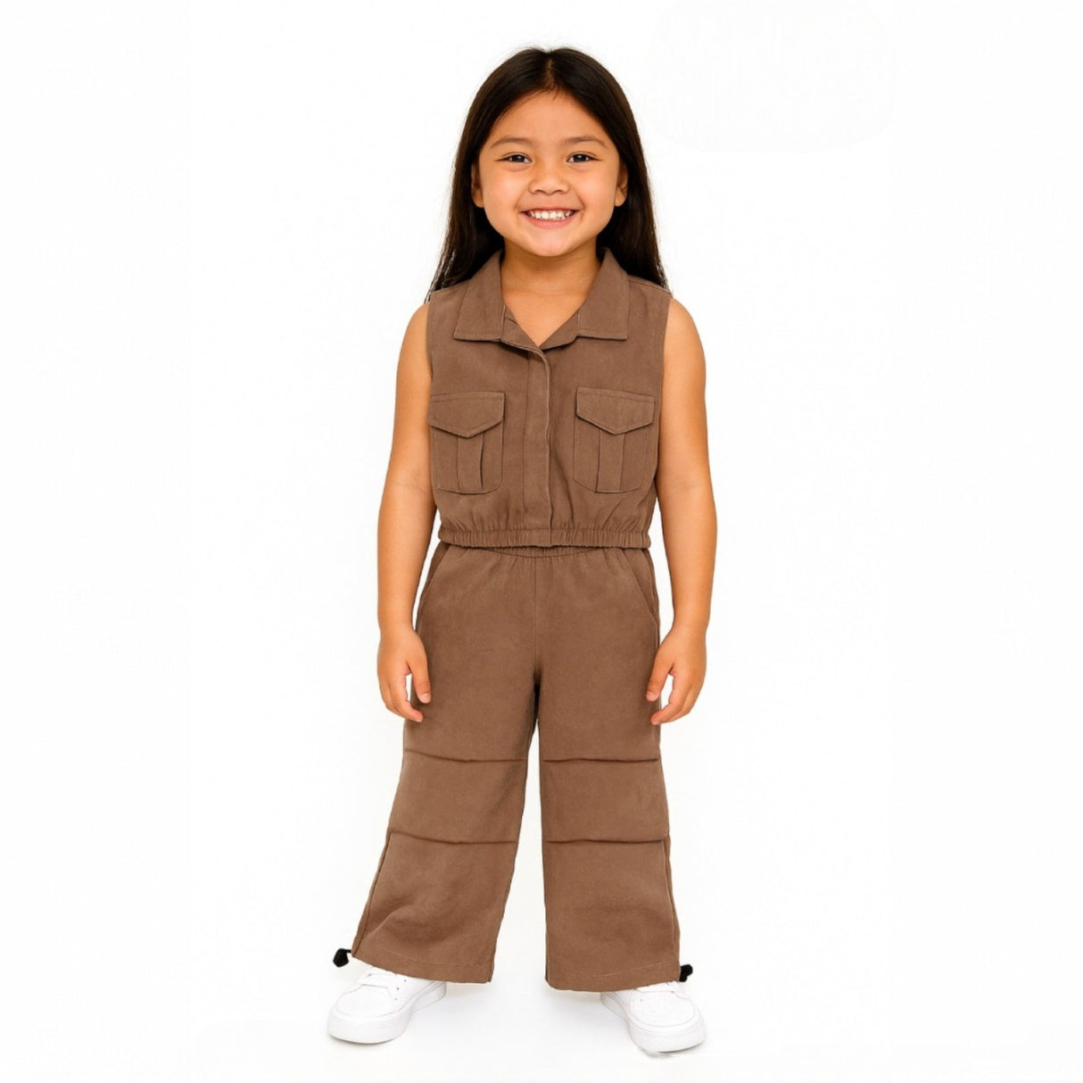 Total look ross (conjunto) niña