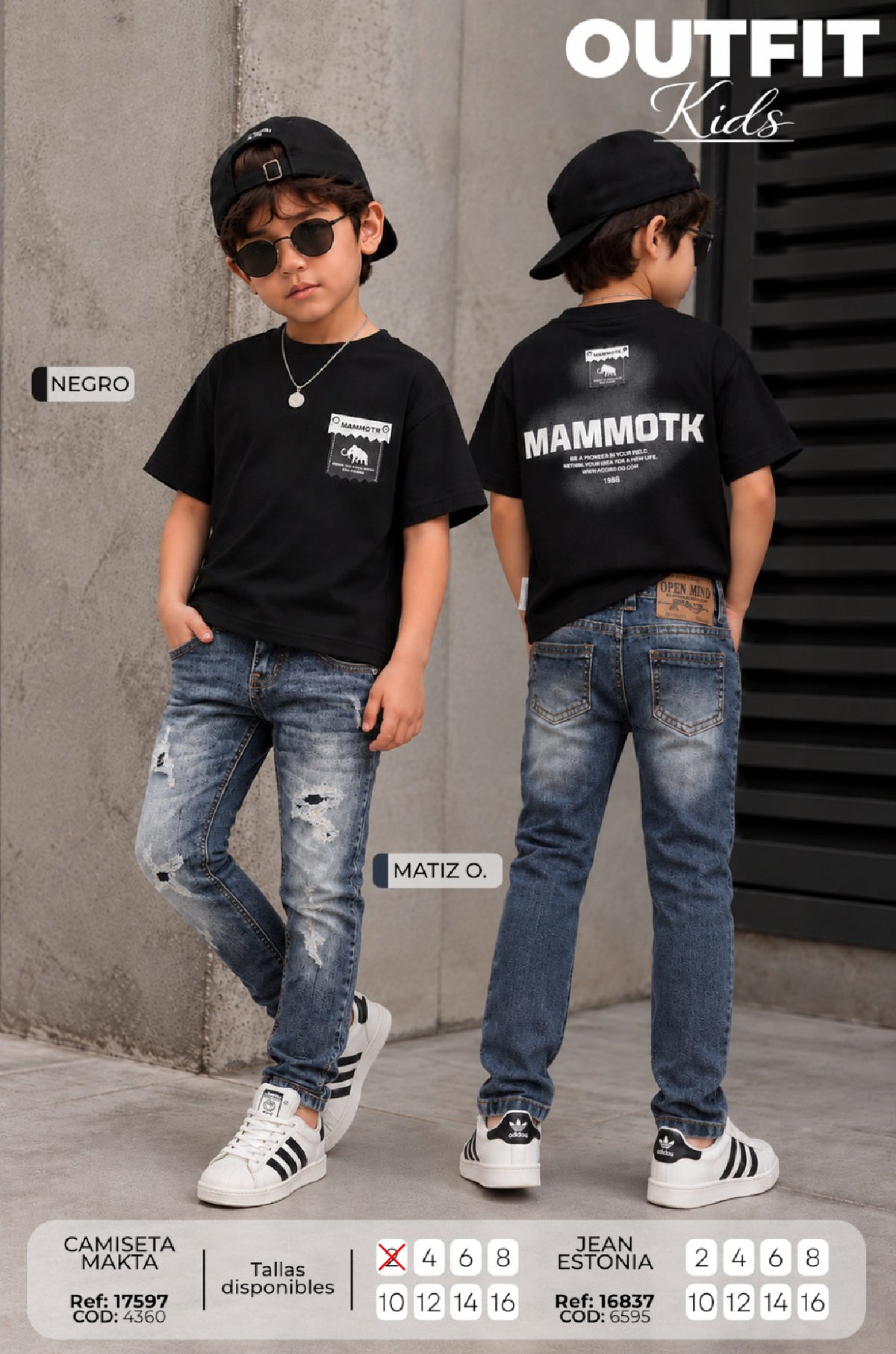 Outfit niño matka estonia