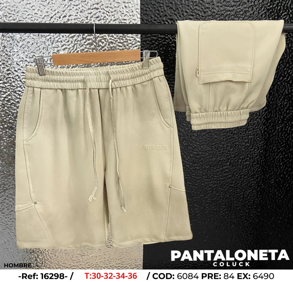 pantaloneta coluck hombre a