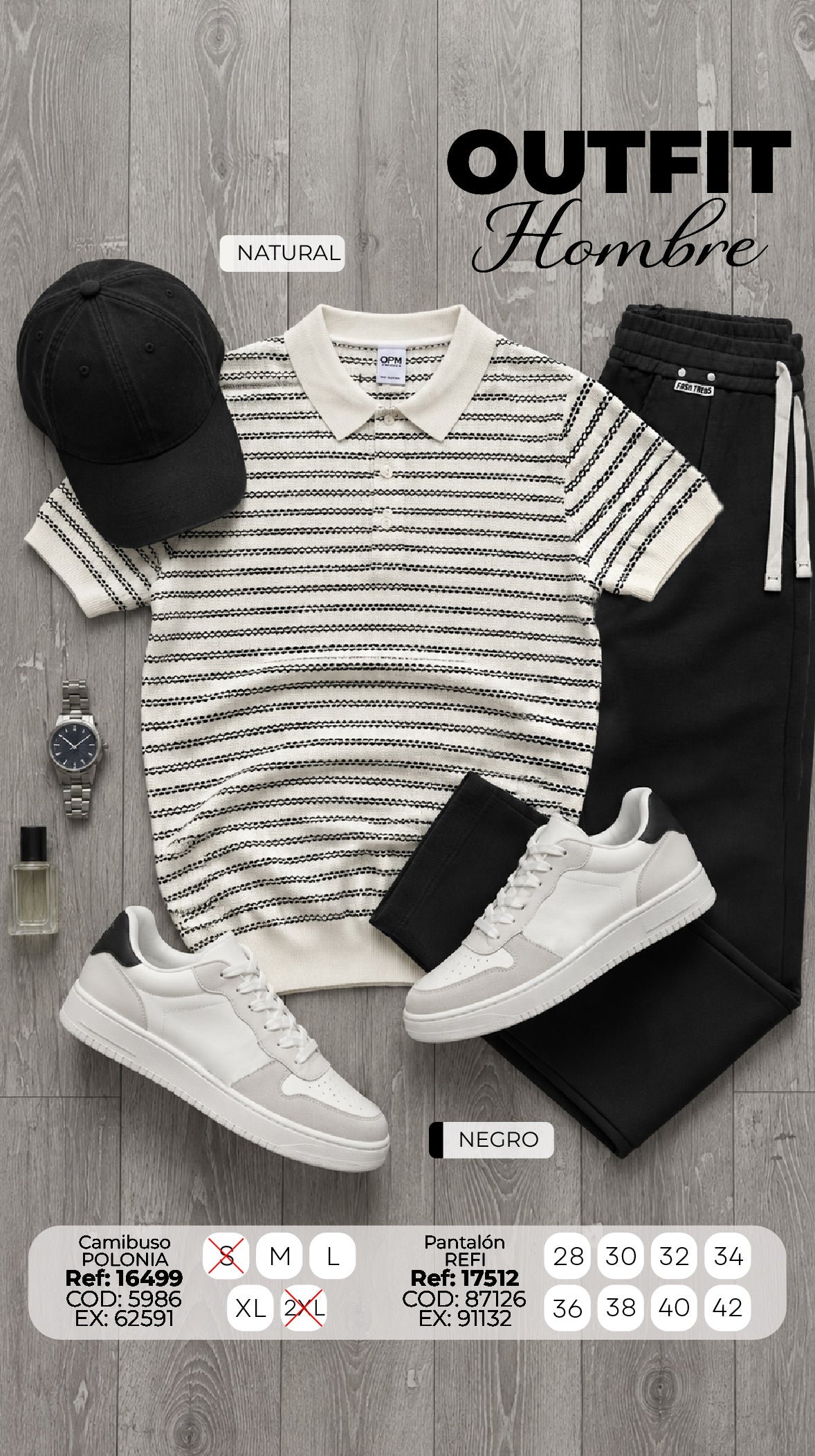 outfit polonia natural hombre